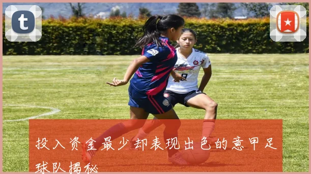 投入资金最少却表现出色的意甲足球队揭秘